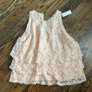 Anthropologie Lace Tank Size 8